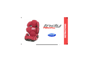 Manuale Jane Indy Team Plus Seggiolino per auto