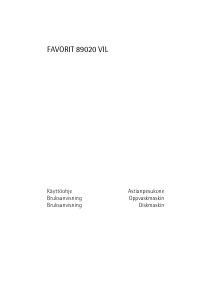 Käyttöohje AEG F89020VIL Astianpesukone