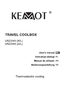 Manual Kemot URZ3343 Cool Box