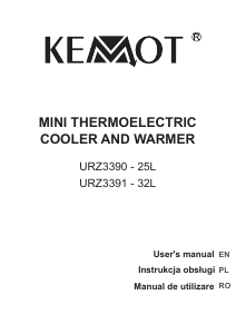 Manual Kemot URZ3390 Cutie termoelectrica 