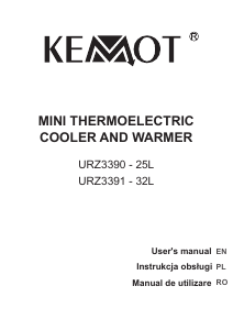 Manual Kemot URZ3391 Cutie termoelectrica 