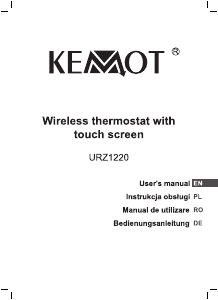 Instrukcja Kemot URZ1220 Termostat