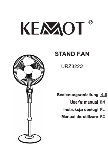 Bedienungsanleitung Kemot URZ3222 Ventilator