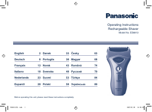 Bedienungsanleitung Panasonic ES-8813 Rasierer