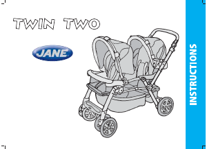 Εγχειρίδιο Jane Twin Pro Καροτσάκι