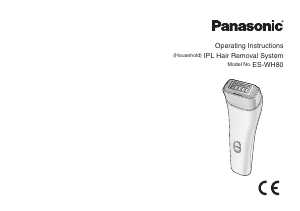 Mode d’emploi Panasonic ES-WH80 Epilateur à lumière pulsée