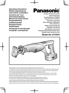 Manual Panasonic EY3544GQK Reciprocating Saw