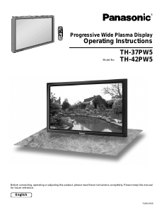 Handleiding Panasonic TH-37PW5LZ Plasma televisie