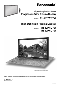 Handleiding Panasonic TH-42PHD7WK Plasma televisie