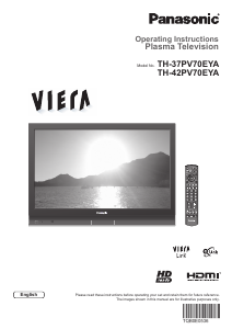 Handleiding Panasonic TH-42PV70EYA Viera Plasma televisie