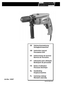 Bedienungsanleitung Brüder Mannesmann M12507 Schlagbohrmaschine