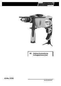 Bedienungsanleitung Brüder Mannesmann M12545 Schlagbohrmaschine