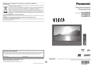 Handleiding Panasonic TH-42PV7F Viera Plasma televisie