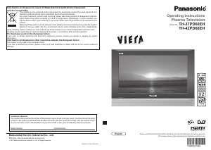 Handleiding Panasonic TH-42PD60EH Viera Plasma televisie