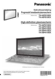 Handleiding Panasonic TH-42PS10EK Plasma televisie