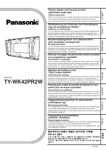 Mode d’emploi Panasonic TY-WK42PR2W Support mural