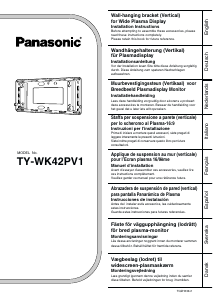 Mode d’emploi Panasonic TY-WK42PV1U Support mural