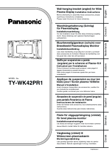 Mode d’emploi Panasonic TY-WK42PR1 Support mural