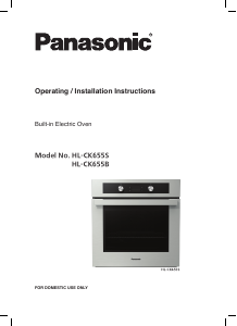 Manual Panasonic HL-CK655S Oven