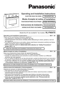 Manual Panasonic HL-FN647S Oven