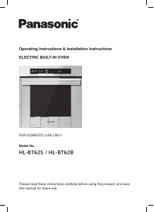 Handleiding Panasonic HL-BT62B Oven