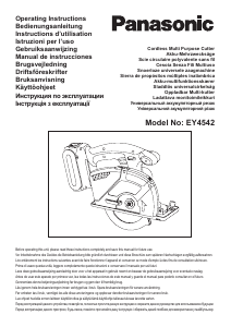 Käyttöohje Panasonic EY4542 Pyörösaha