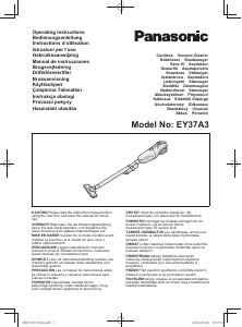 Manual Panasonic EY37A3 Vacuum Cleaner