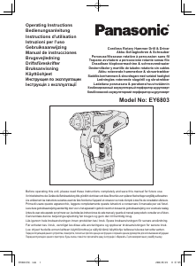 Manual Panasonic EY6803X8 Rotary Hammer