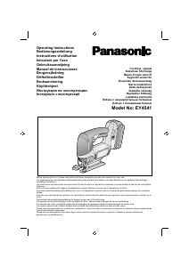 Manuale Panasonic EY4541 Seghetto alternativo