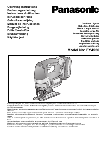 Manual de uso Panasonic EY4550 Sierra de calar