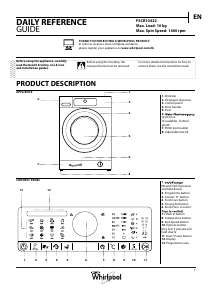 Bruksanvisning Whirlpool FSCR10432 Tvättmaskin