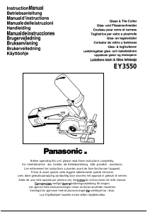 Bedienungsanleitung Panasonic EY3550DQG Fliesenschneidmaschine