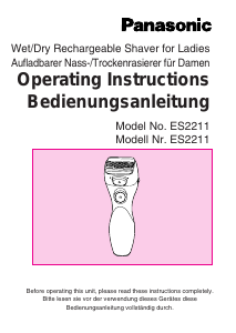 Bedienungsanleitung Panasonic ES-2211 Rasierer