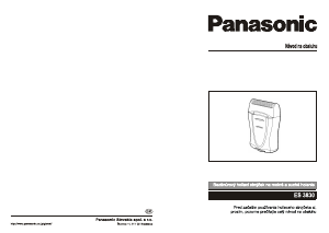 Návod Panasonic ES-3830 Holiaci strojček