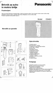 Priručnik Panasonic ES-4001 Brijač