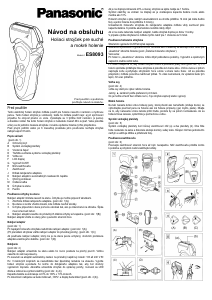 Návod Panasonic ES-8093 Holiaci strojček