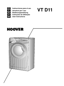 Manual Hoover VT 710D11/1-S Washing Machine