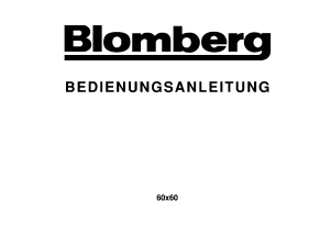 Mode d’emploi Blomberg HSC 6040 Cuisinière