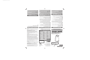 Manual de uso Black and Decker EC100 Abrelatas