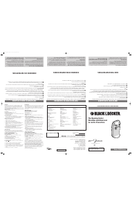 Manual de uso Black and Decker EC475 Abrelatas
