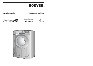 Manuale Hoover VHDS 614 PI-30 Lavatrice