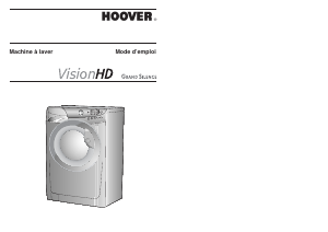 Mode d’emploi Hoover VHD 816Z-47 Lave-linge