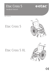 Bedienungsanleitung Etac Cross 5 Rollstuhl