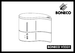 Manual de uso Boneco V2231 Humidificador