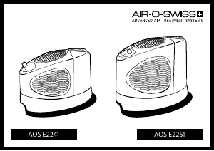 Manual de uso Boneco AOS E2241 Humidificador