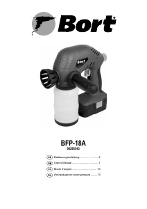 Handleiding Bort BFP-18A Verfspuit