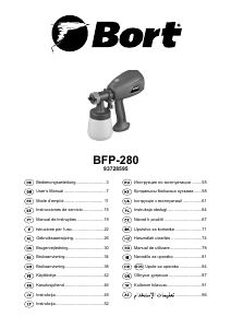 Manuál Bort BFP-280 Stříkací pistole