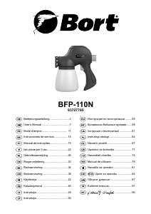 Manuál Bort BFP-110N Stříkací pistole