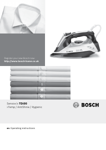 Manual Bosch TDI9015GB Sensixxx Iron