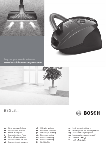 Manual de uso Bosch BGL3A315 Aspirador